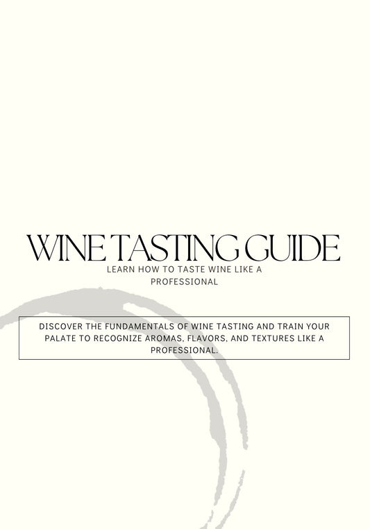 Wine Tasting System – Wine Guide, Aroma Chart, Tasting Sheets & Journal